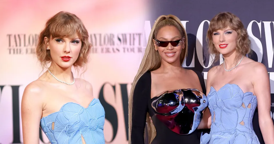 Beyonce në mbështetje të Taylor Swift-it, shfaqet në premierën e “Eras Tour”